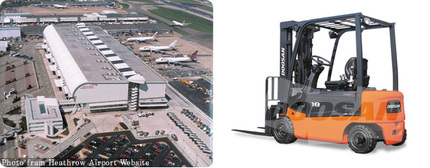 Doosan Forklifts to Heathrow Airport