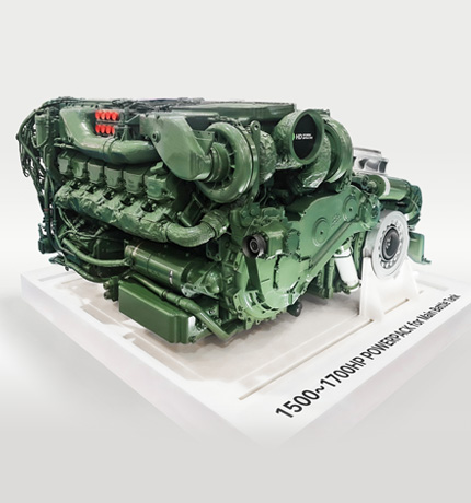 HD Hyundai Infracore’s K2 tank engine (DV27K)